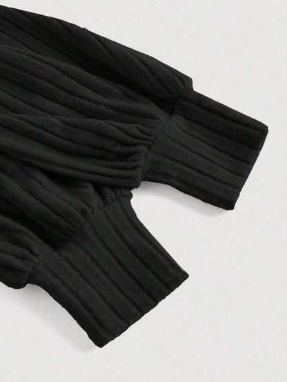 Square Neck Puff Sleeve Crop