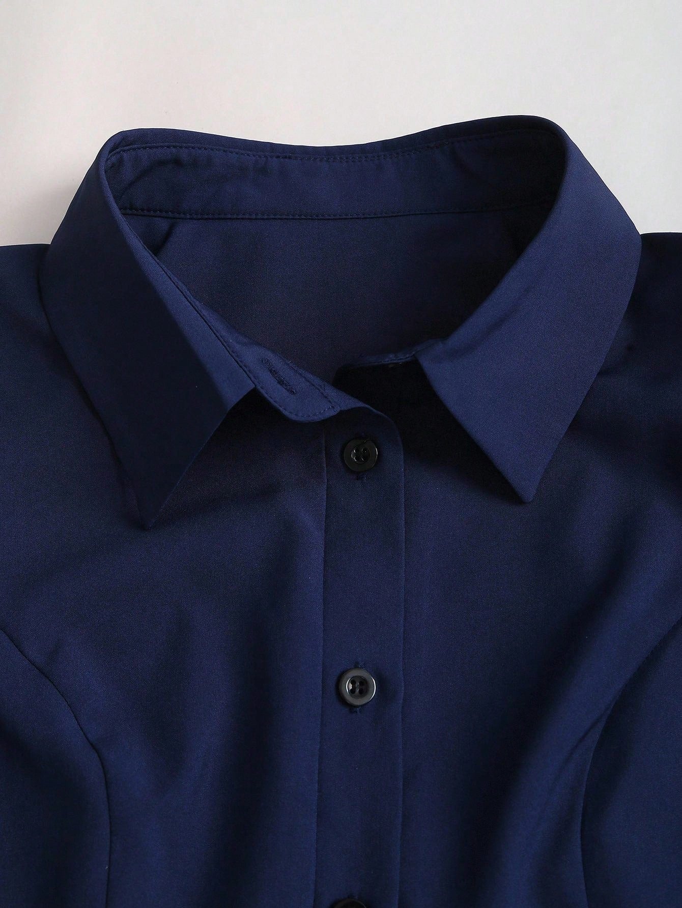 Gigot Sleeve Asymmetrical Shirt