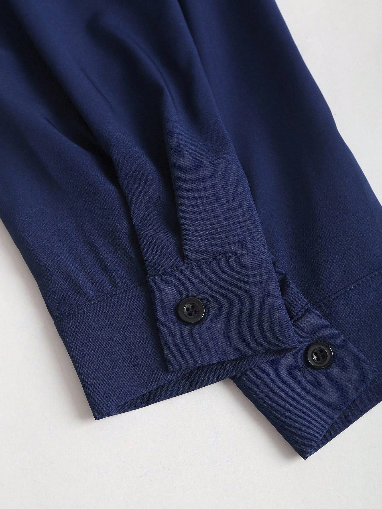 Gigot Sleeve Asymmetrical Shirt