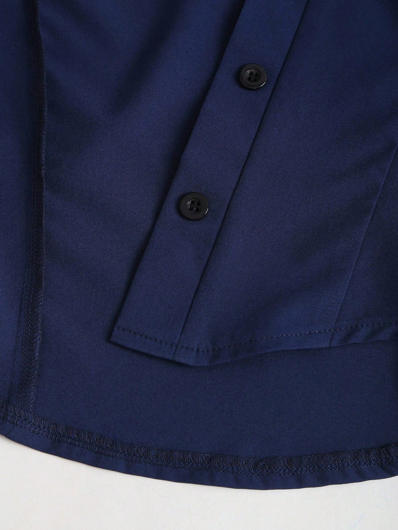 Gigot Sleeve Asymmetrical Shirt