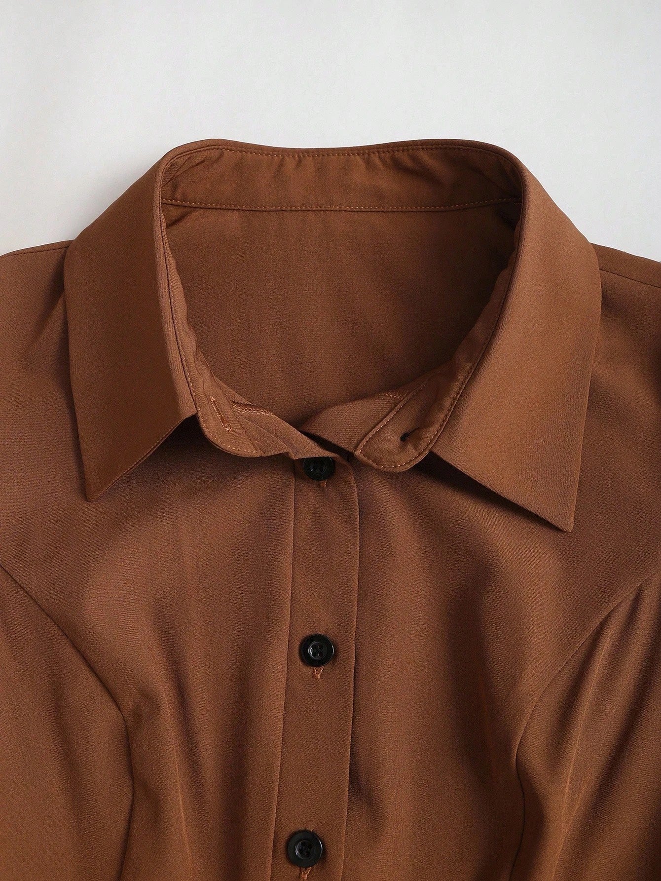 Gigot Sleeve Asymmetrical Shirt