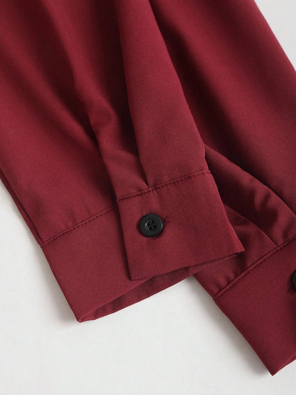 Gigot Sleeve Asymmetrical Shirt