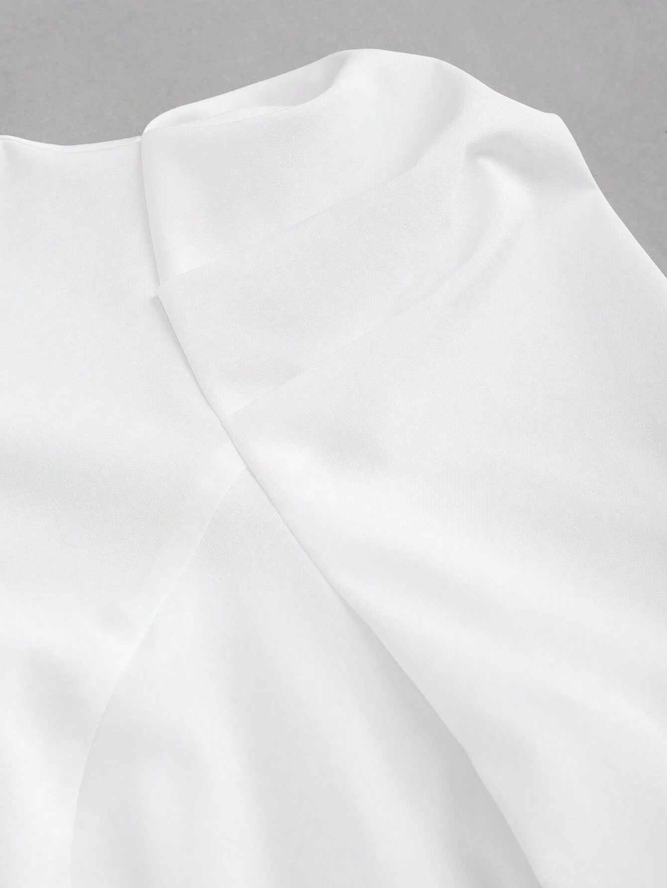 Gigot Sleeve Asymmetrical Shirt