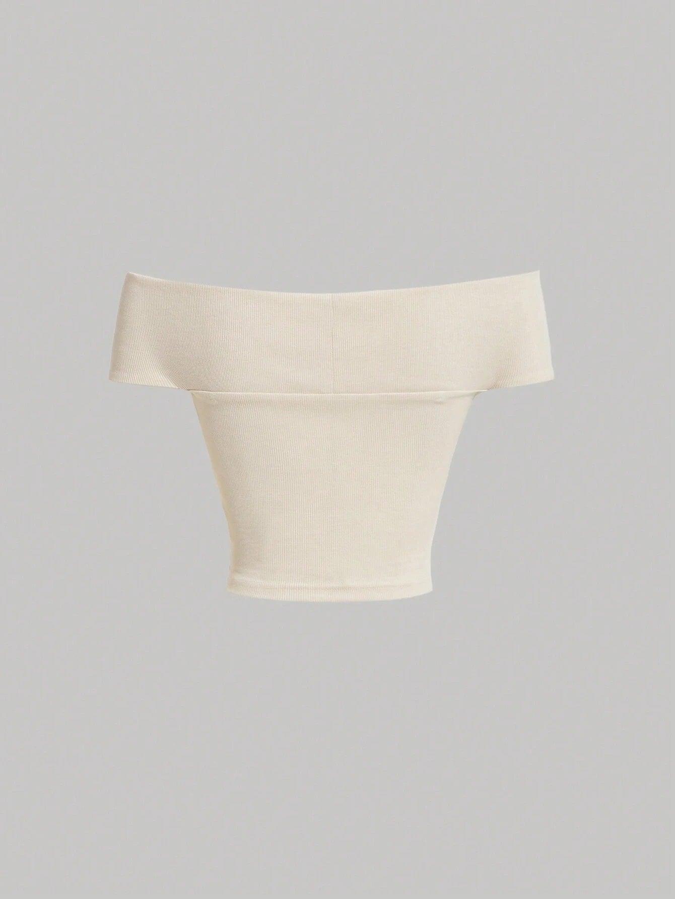 Off-Shoulder Twist Knot Crop