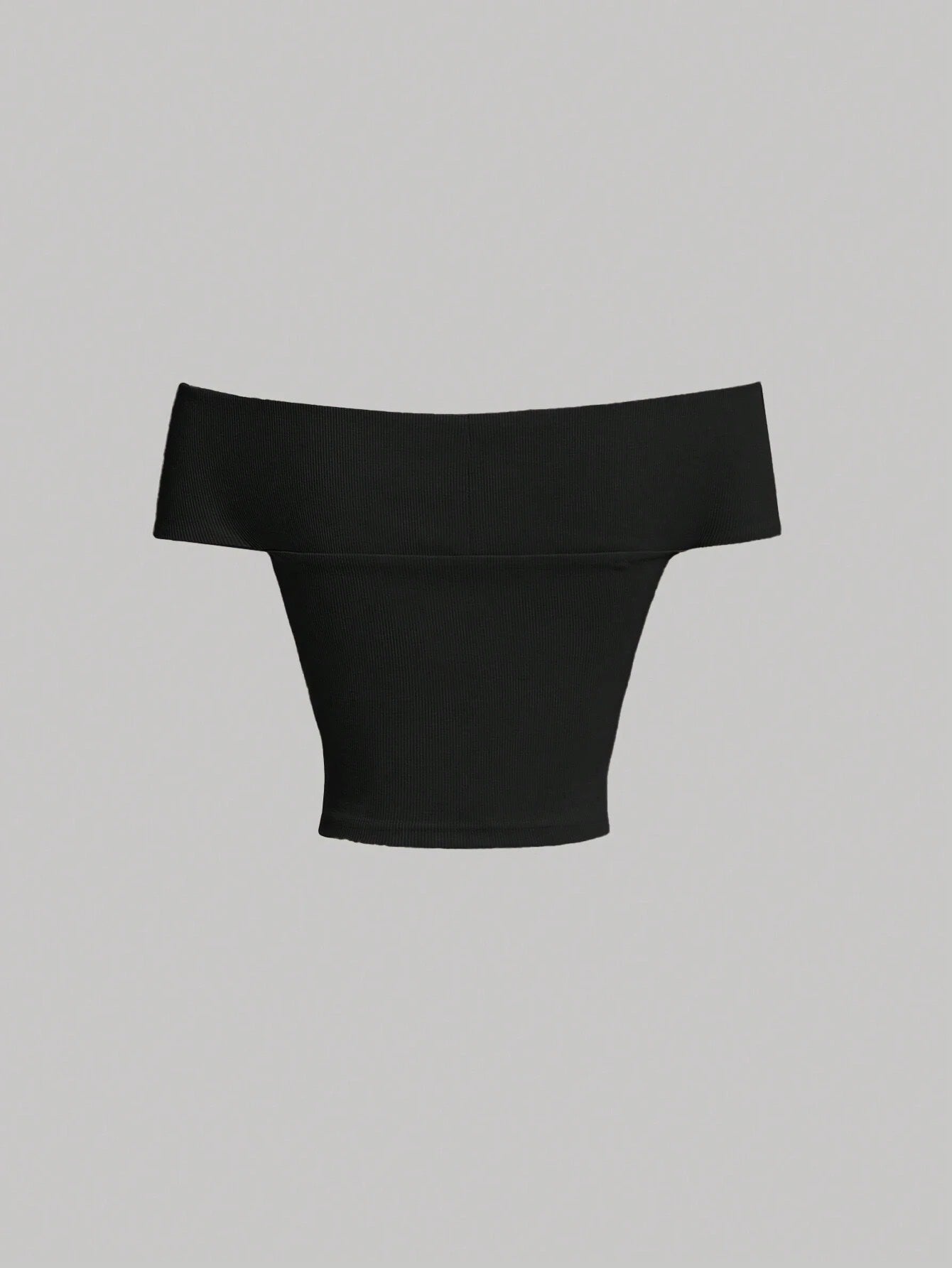 Off-Shoulder Twist Knot Crop