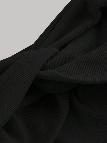 Off-Shoulder Twist Knot Crop