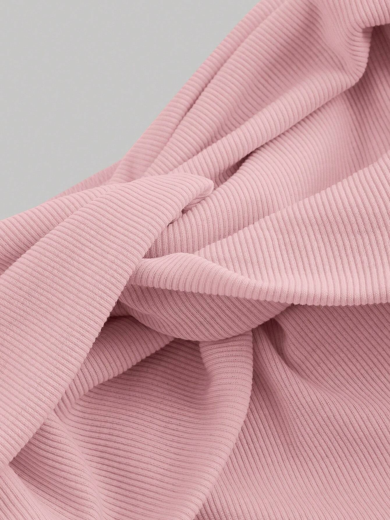 Off-Shoulder Twist Knot Crop