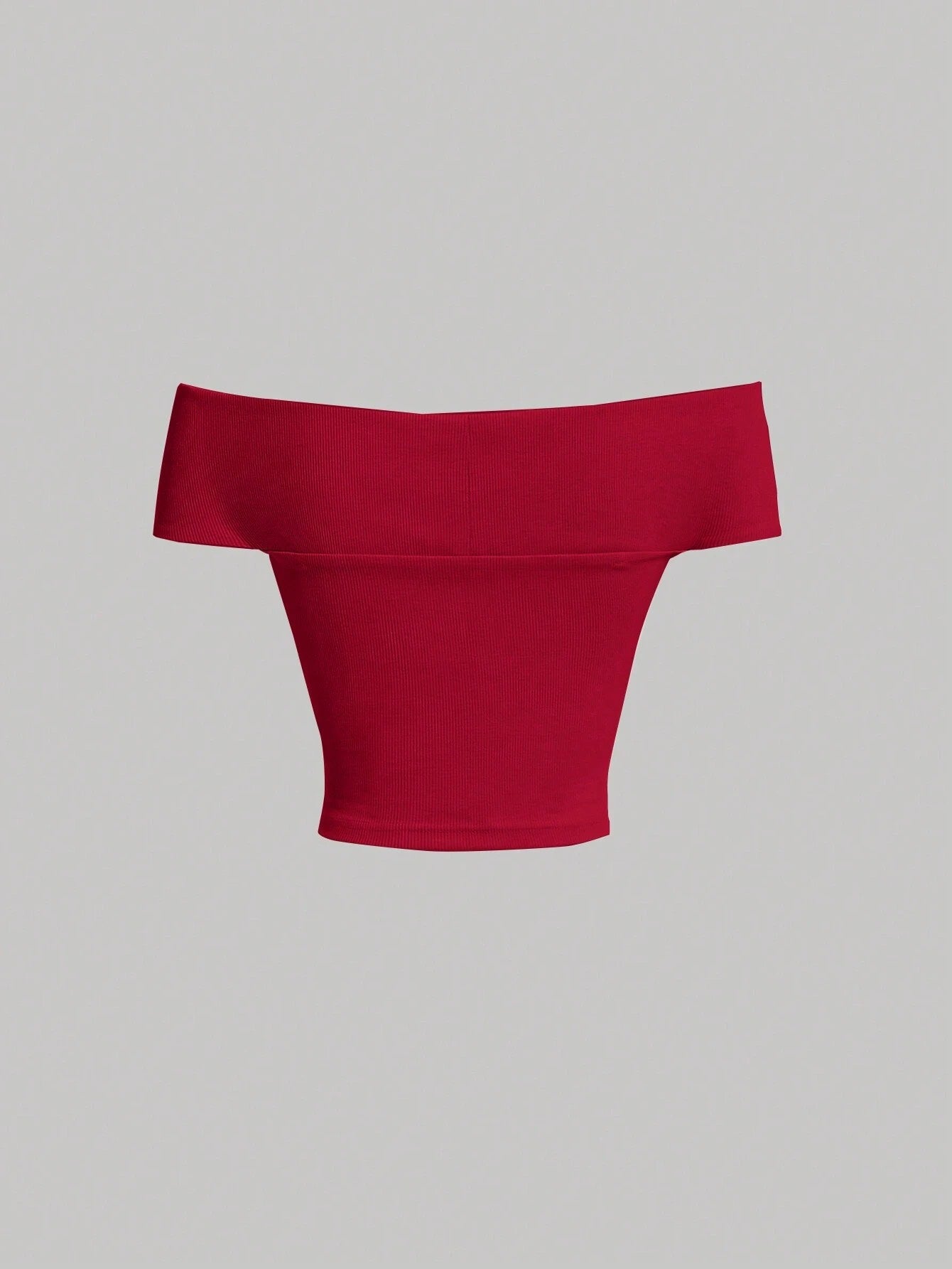 Off-Shoulder Twist Knot Crop
