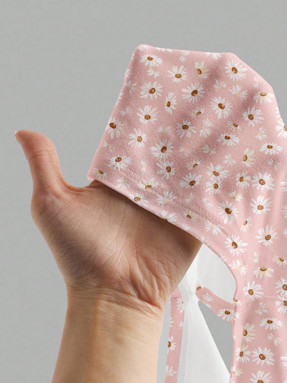 Daisy Print Spaghetti Strap Bodycon Midi Dress – Minimalist Summer Going-Out Style