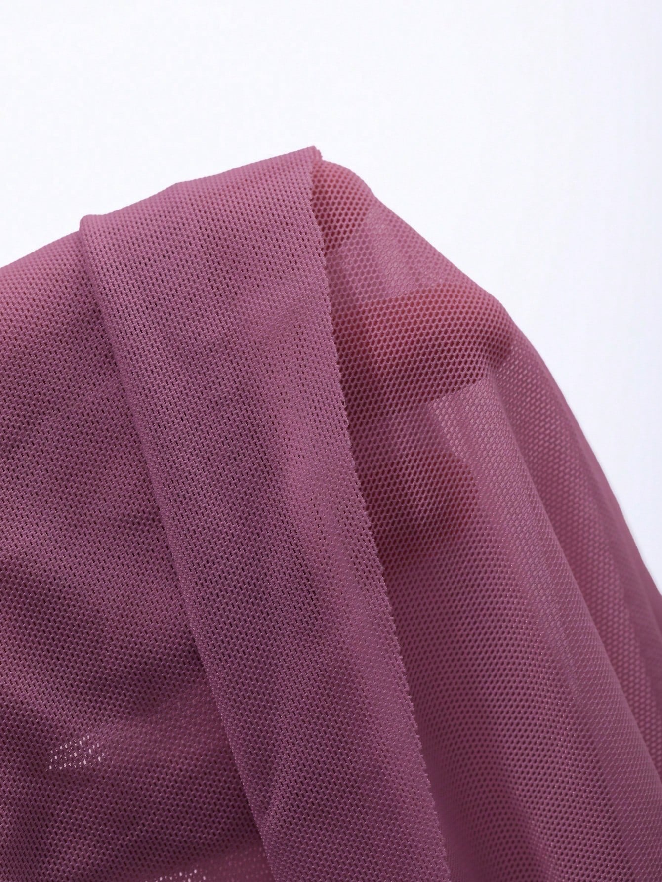 Elegant Sheer Mesh Long Slip Dress