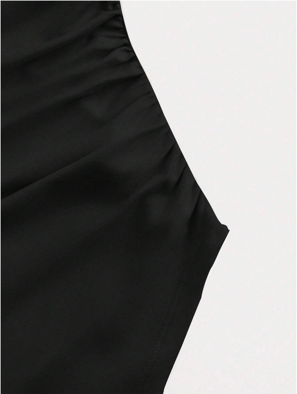 Boat Neck Bell Sleeve Waist Ruched Casual T-Shirt , Bell Sleeve Top