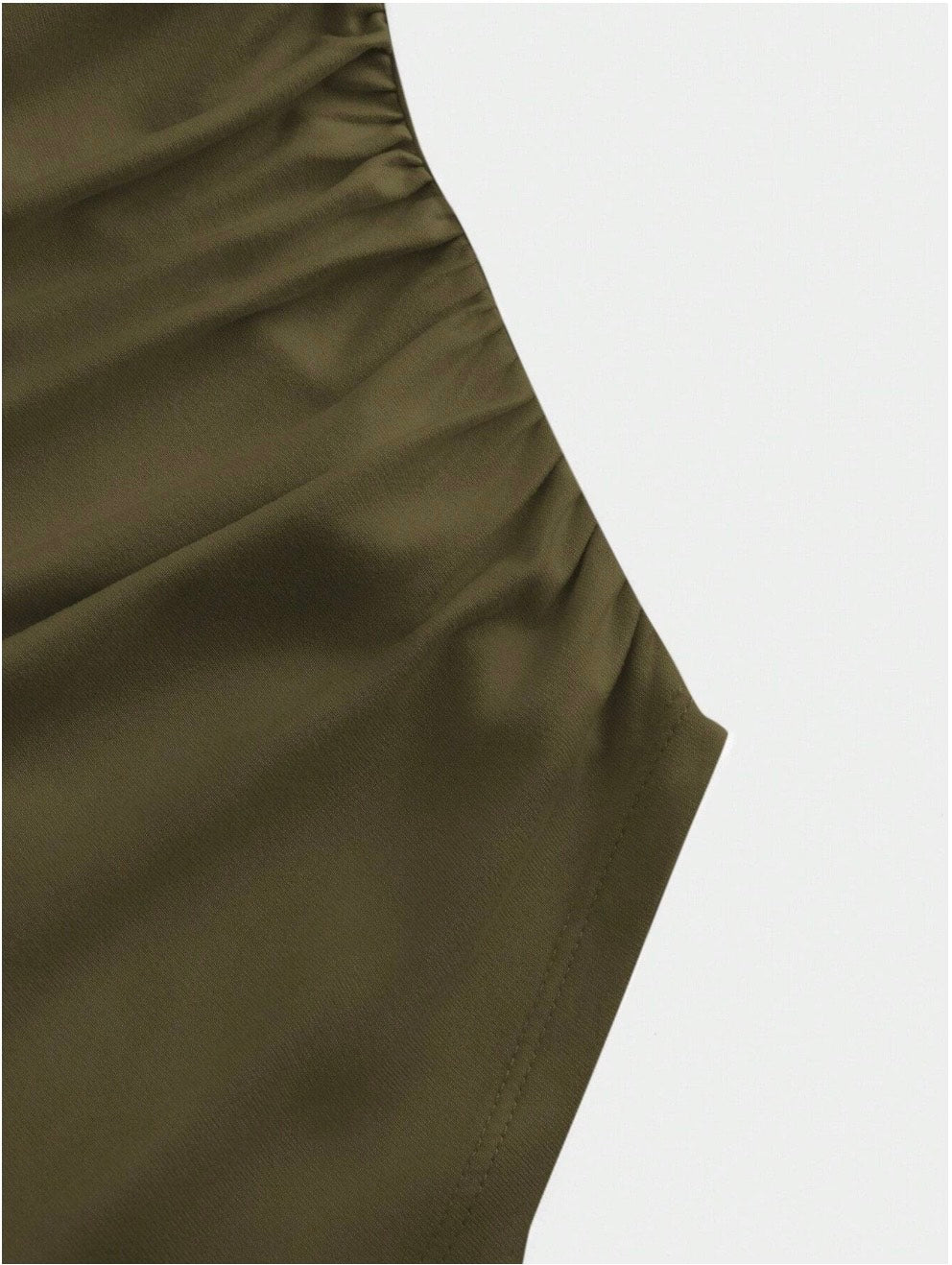 Boat Neck Bell Sleeve Waist Ruched Casual T-Shirt , Bell Sleeve Top