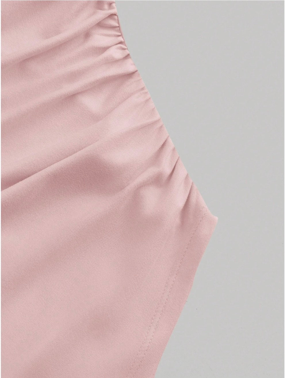 Boat Neck Bell Sleeve Waist Ruched Casual T-Shirt , Bell Sleeve Top