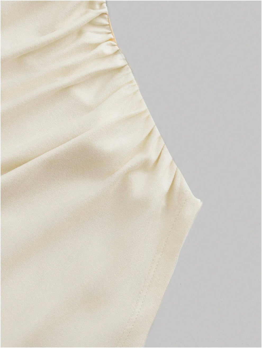 Boat Neck Bell Sleeve Waist Ruched Casual T-Shirt , Bell Sleeve Top