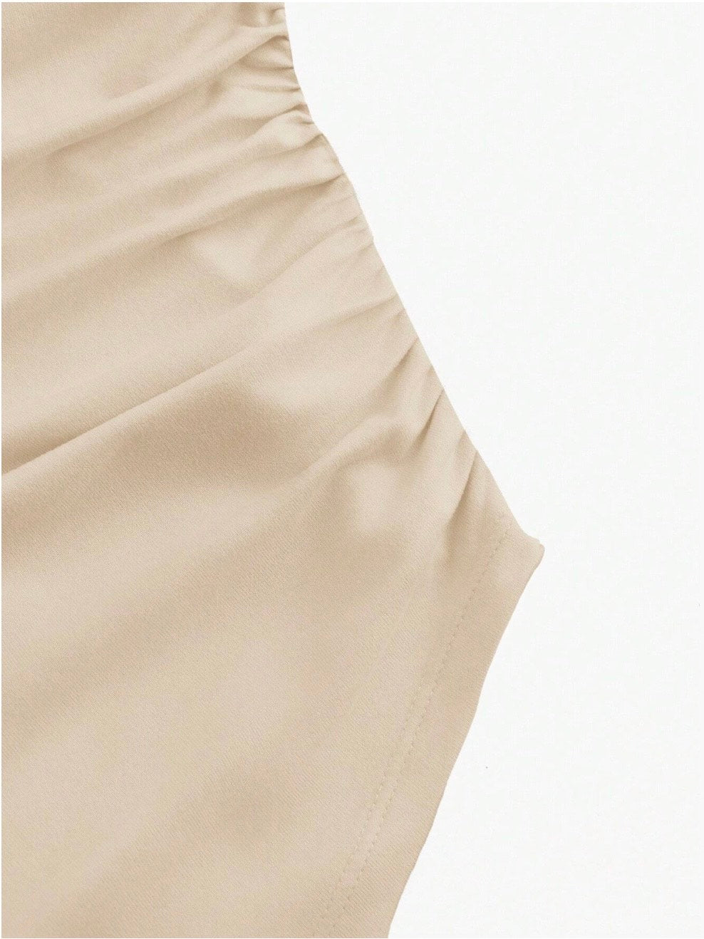 Boat Neck Bell Sleeve Waist Ruched Casual T-Shirt , Bell Sleeve Top