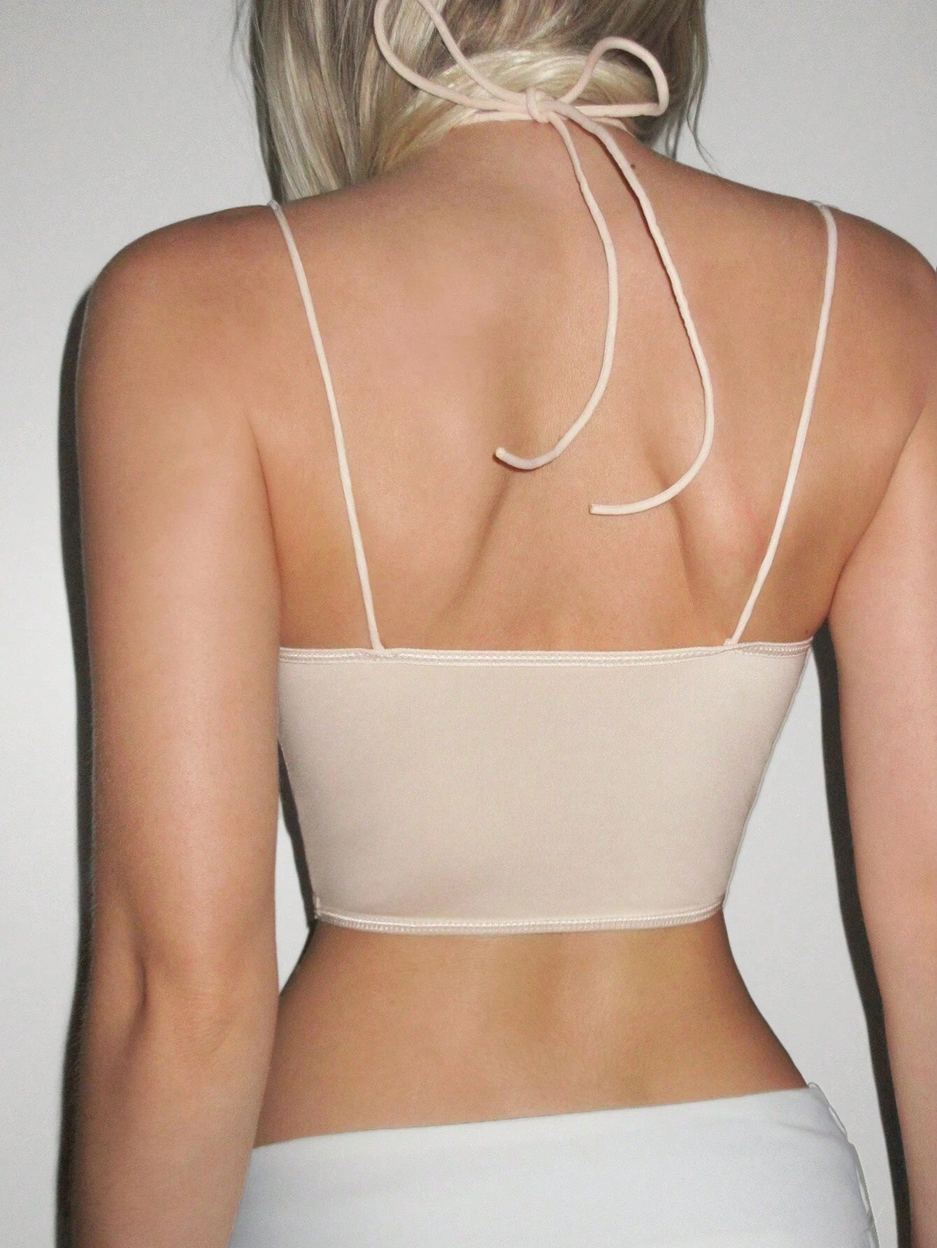 Hook & Eye Front Corset Cami Top with Mesh Insert | Slim Fit Y2K Double-Strap Crop Camisole