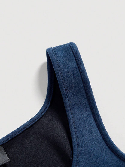 Lace-Up Front Crisscross Tank Top | Slim Fit Scoop & Square Neck Crop Top with Eyelet Detail