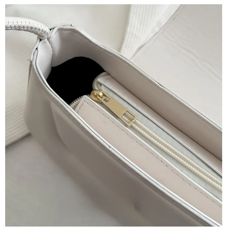 Women’s PU Leather Crossbody & Shoulder Bag – Aesthetic Solid Color Sling Purse for Everyday Use