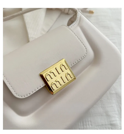 Women’s PU Leather Crossbody & Shoulder Bag – Aesthetic Solid Color Sling Purse for Everyday Use