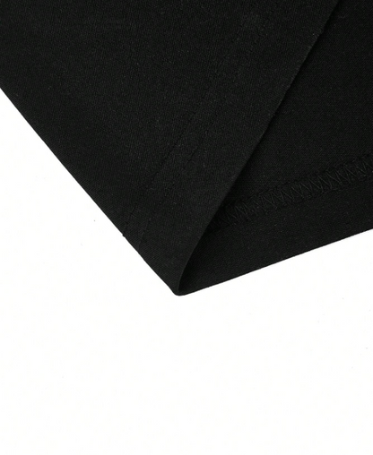 Plus Size Elegant V-Neck Sleeveless Jumpsuit – Wide-Leg Cropped Fit with Double Button Detail