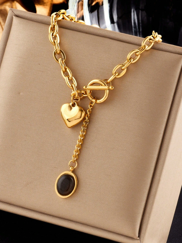 18K Gold Plated Heart Necklace