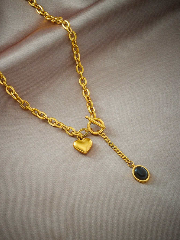 18K Gold Plated Heart Necklace