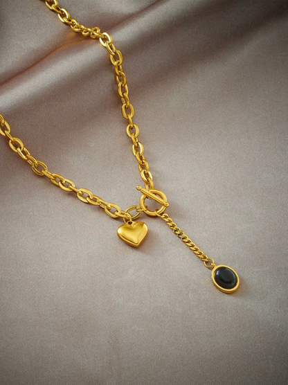 18K Gold Plated Heart Necklace