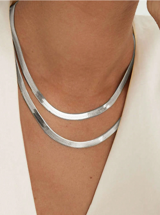 Multi-Layer Snake Bone Necklace
