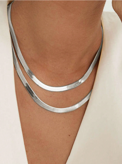 Multi-Layer Snake Bone Necklace