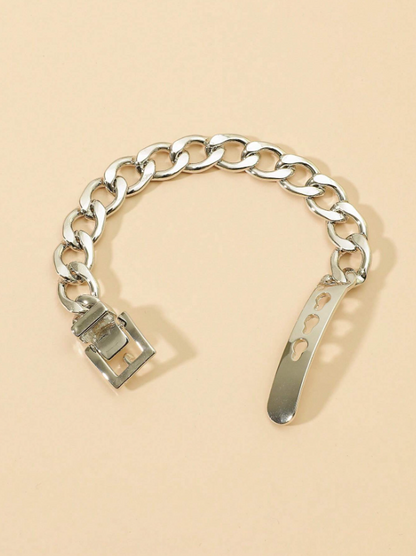 Trendy Buckle Design Bracelet | Gold & Silver Metal Belt-Style Bangle for Daily & Party Wear
