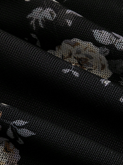 Printed Draped Neck Strap Mini Dress | Sleeveless Boho Slim-Fit A-Line Summer Going-Out Dress