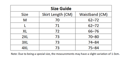 Pleated Satin A-Line Skirt