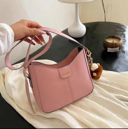 Shoulder Bag – Minimalist Spring Crossbody Purse in Aesthetic Pastel Colors