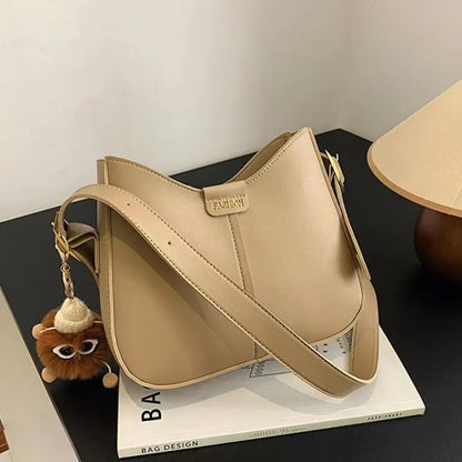 Shoulder Bag – Minimalist Spring Crossbody Purse in Aesthetic Pastel Colors