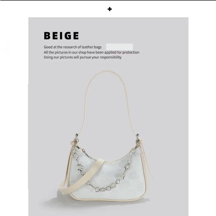 Floral Saddle Bag – Trendy Underarm & Shoulder Bag