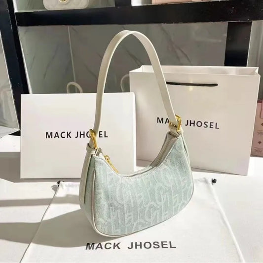 Siren Shoulder Bag – Lightweight Blue Armpit Bag with Strap