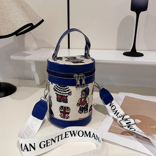 Trendy Leather Bucket Bag – Spring Shoulder Bag