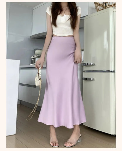 Mermaid Fishtail Midi Skirt