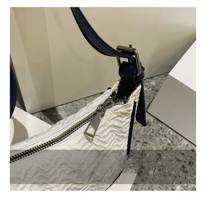 Shoulder Bag – Minimalist White Handbag for Daily & Party Wear