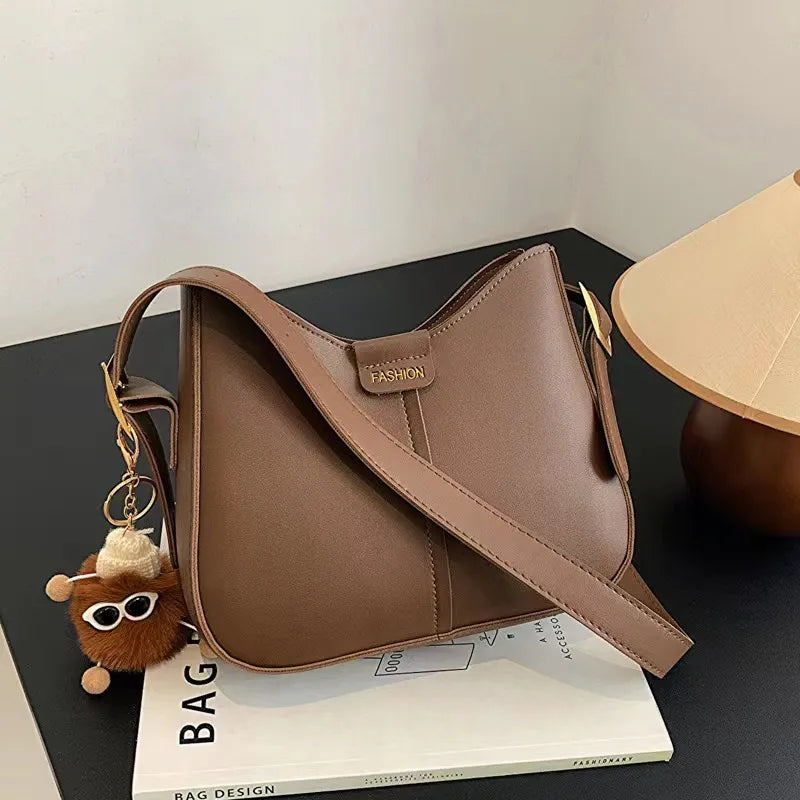 Shoulder Bag – Minimalist Spring Crossbody Purse in Aesthetic Pastel Colors