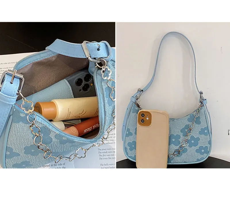 Floral Saddle Bag – Trendy Underarm & Shoulder Bag