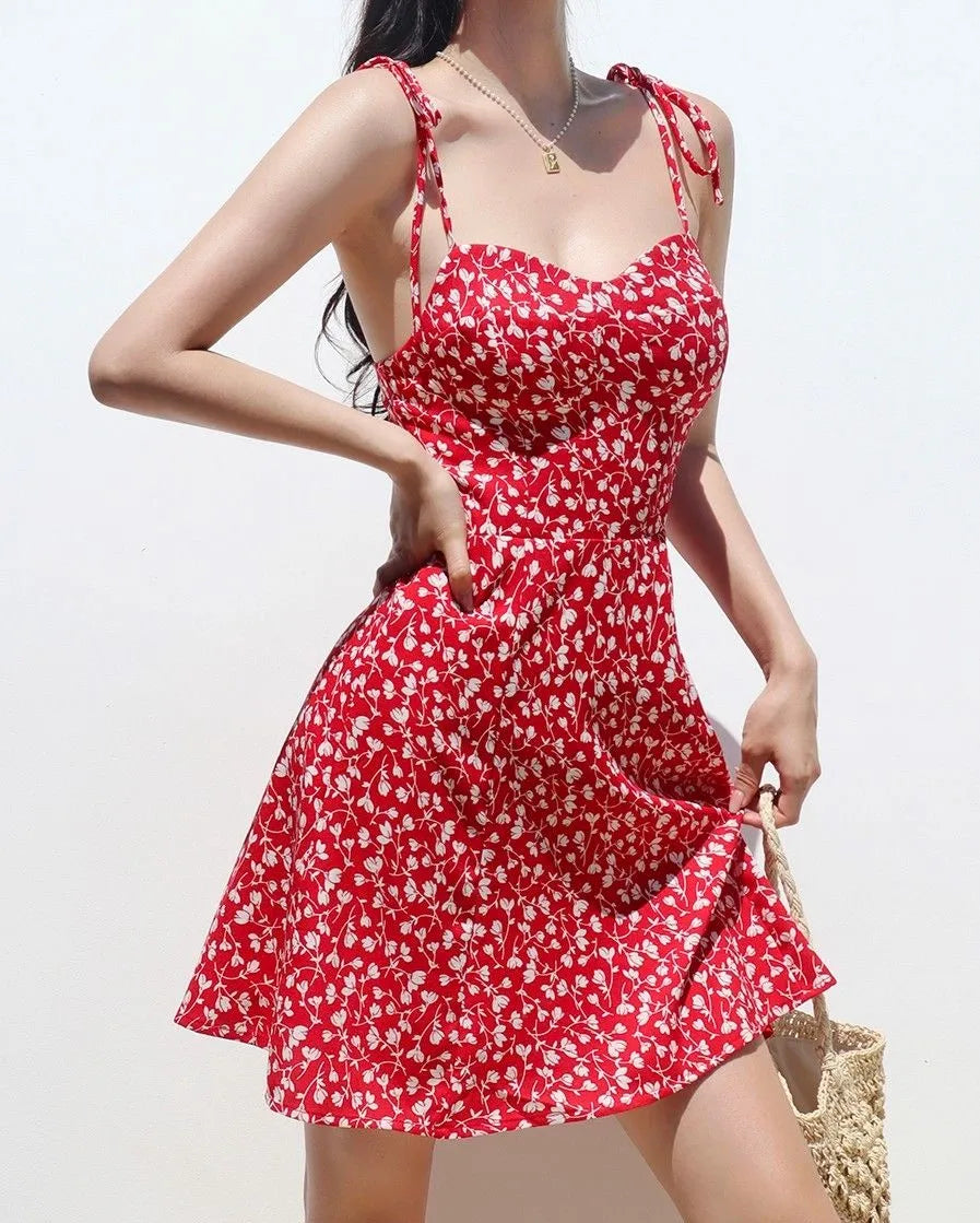 Floral A-Line Mini Dress