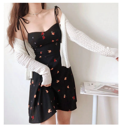 Floral A-Line Mini Dress