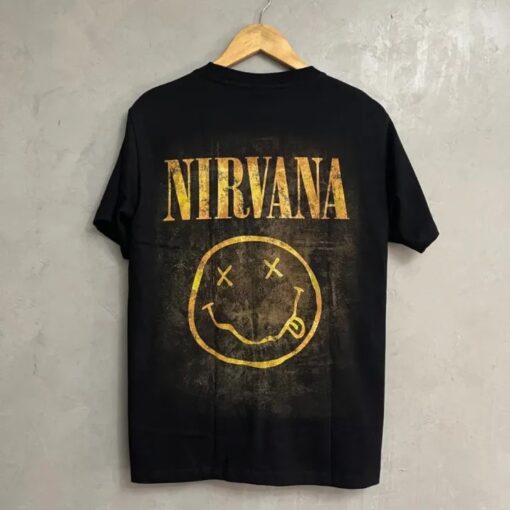 Nirvana Glowing Rock Tee - 100% Cotton, Long Sleeve, Scoop Neck, S-5XL - Image 2