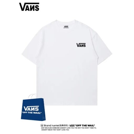 Unisex Classic VANS "Off The Wall" Round Neck T-Shirt | Short Sleeve 100% Cotton