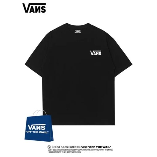 Unisex Classic VANS "Off The Wall" Round Neck T-Shirt | Short Sleeve 100% Cotton - Image 3